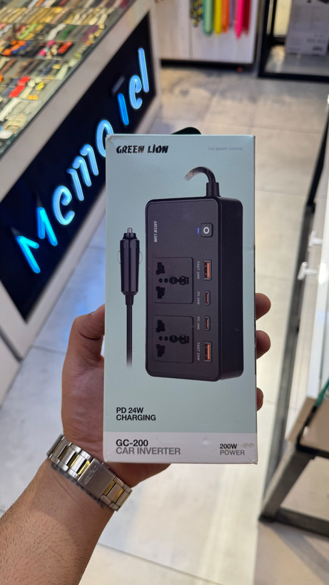 اینورتر فندکی خودرو گرین لاین مدل GC-200
