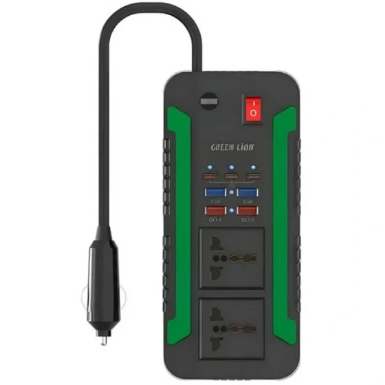 اینورتر فندکی خودرو گرین لاین مدل SPARK300 ظرفیت ۳۰۰ وات