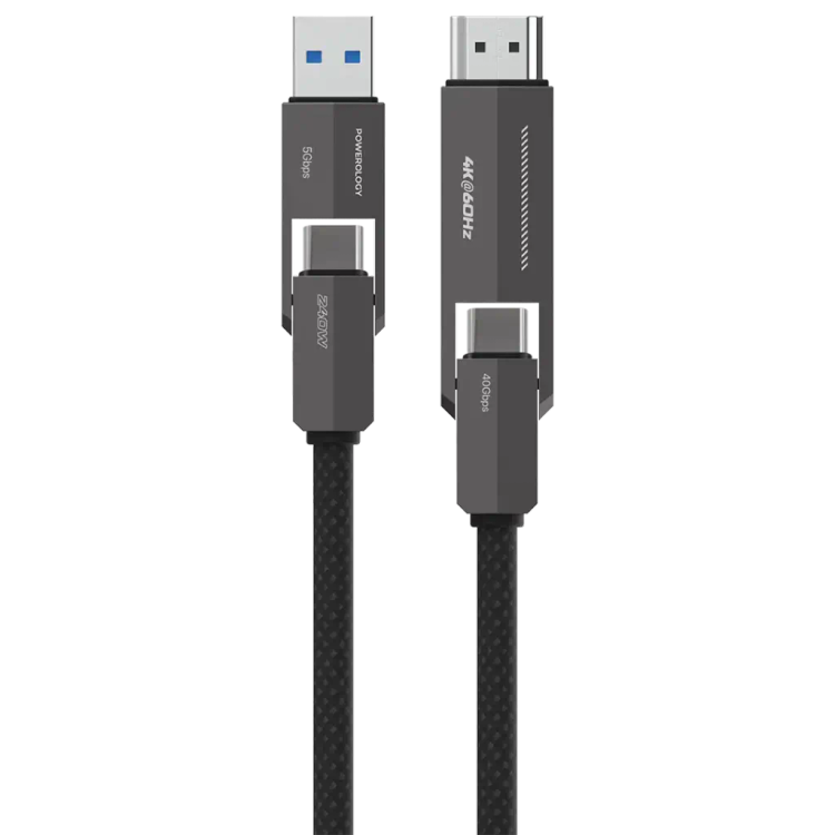 کابل HDMI و شارژ ۴ کاره برند پاورولوژی