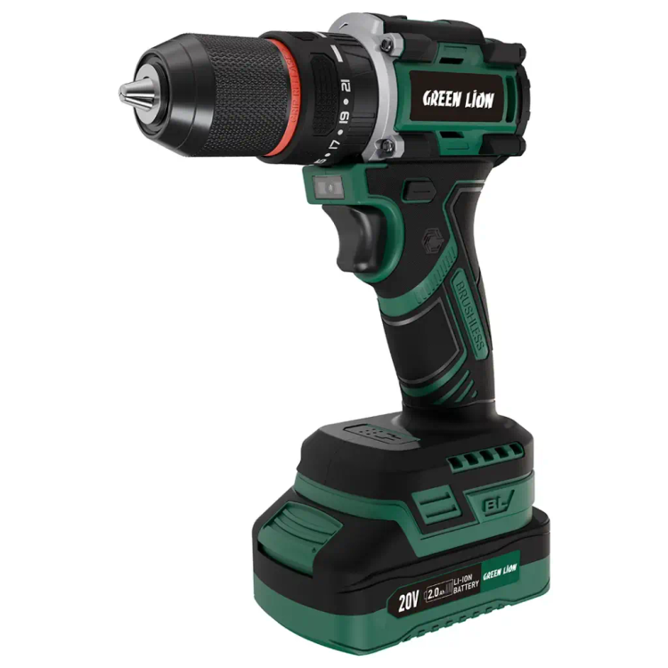 دریل شارژی چکشی Green Lion GD-14 مدل GNGD14D21VGN