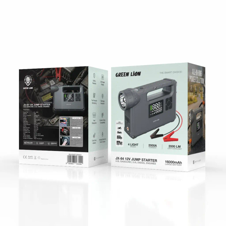 جامپ استارتر گرین لاین مدل jx-84 12v jump starter