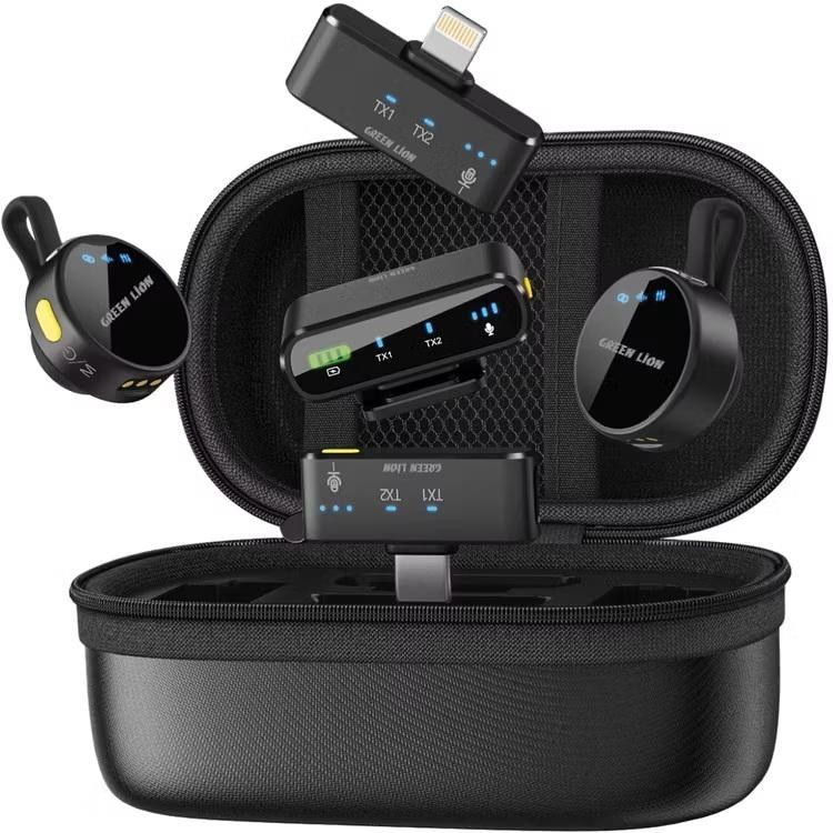 میکروفون بیسیم یقهای گرین لاین مدل GM-85X سه کاره