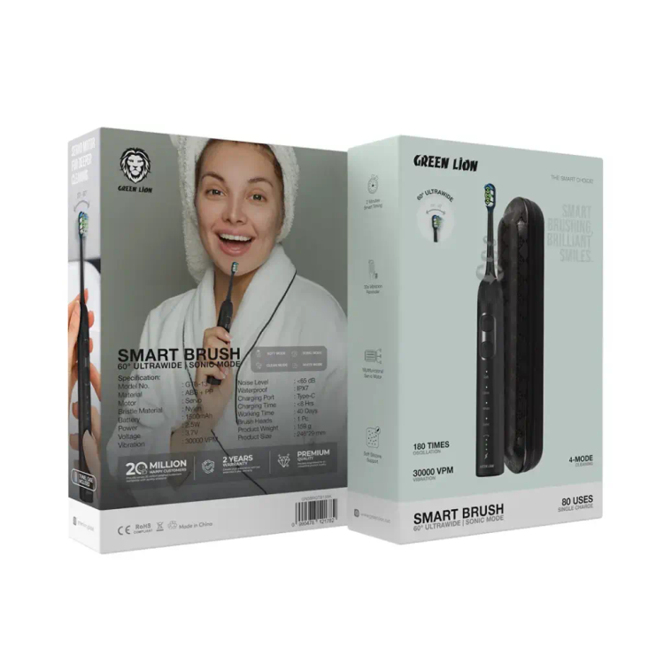 مسواک برقی گرین لاین Green Lion Smart Brush 60° Ultrawide