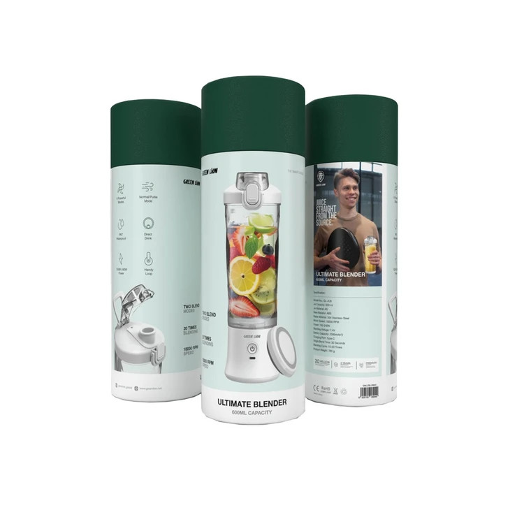 مخلوطکن شارژی گرین لاین مدل Ultimate ظرفیت ۶۰۰ میلیلیتر رنگ سفید