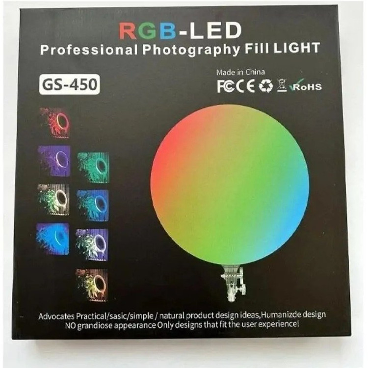 نور ثابت ال ای دی مدل GS450 RGB
