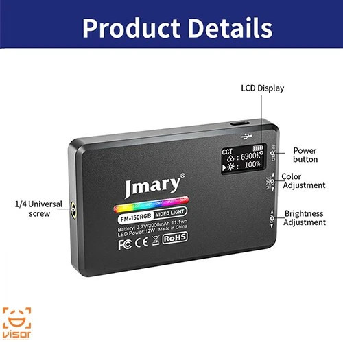 نور ثابت جی ماری مدل FM-150RGB RGB