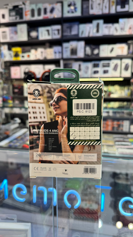 هدفون بی سیم گرین لاین مدل Earbuds 4 ANC با قابلیت نویز کنسلینگ