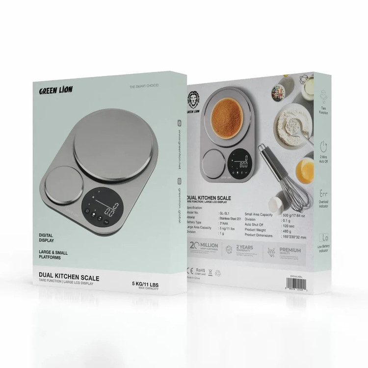 ترازو آشپز خانه گرین لاین Green Lion Dual Kitchen Scale