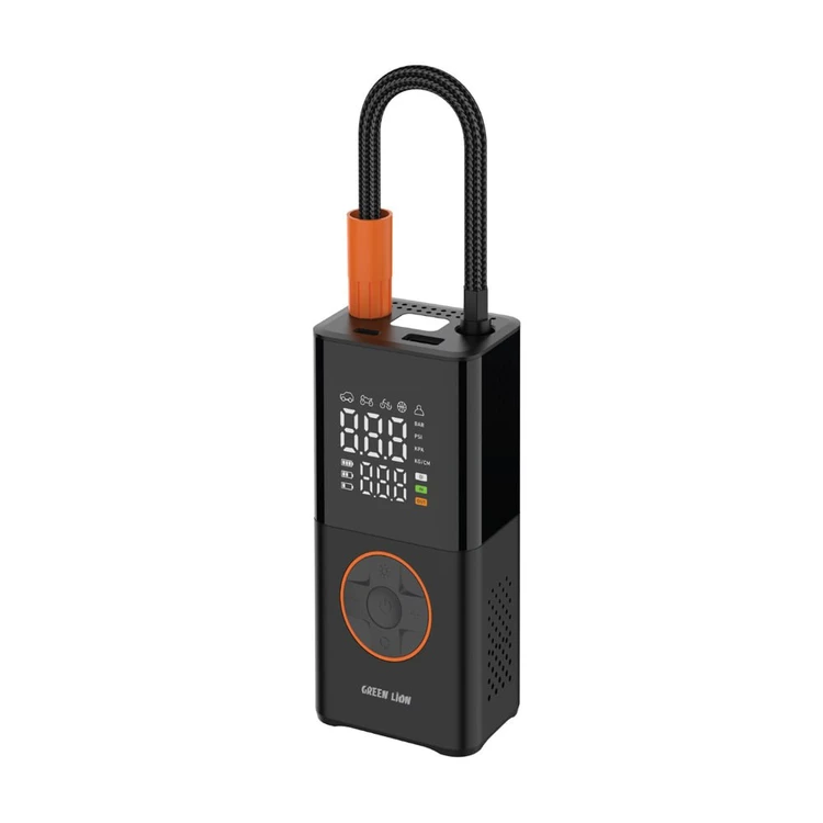کمپرسور باد قابل حمل گرین لاین مدل GTI-01 با باتری ۳۶۰۰mAh