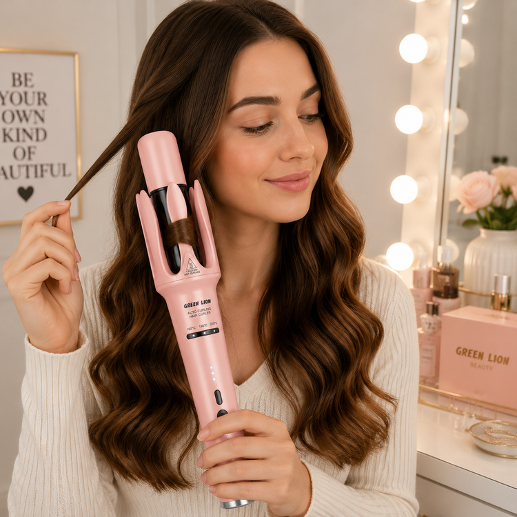 فرکننده موی اتوماتیک گرین لاین مدل Auto Curling Hair Curler با ۳ سطح تنظیم دما