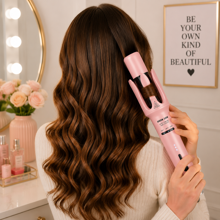 فرکننده موی اتوماتیک گرین لاین مدل Auto Curling Hair Curler با ۳ سطح تنظیم دما