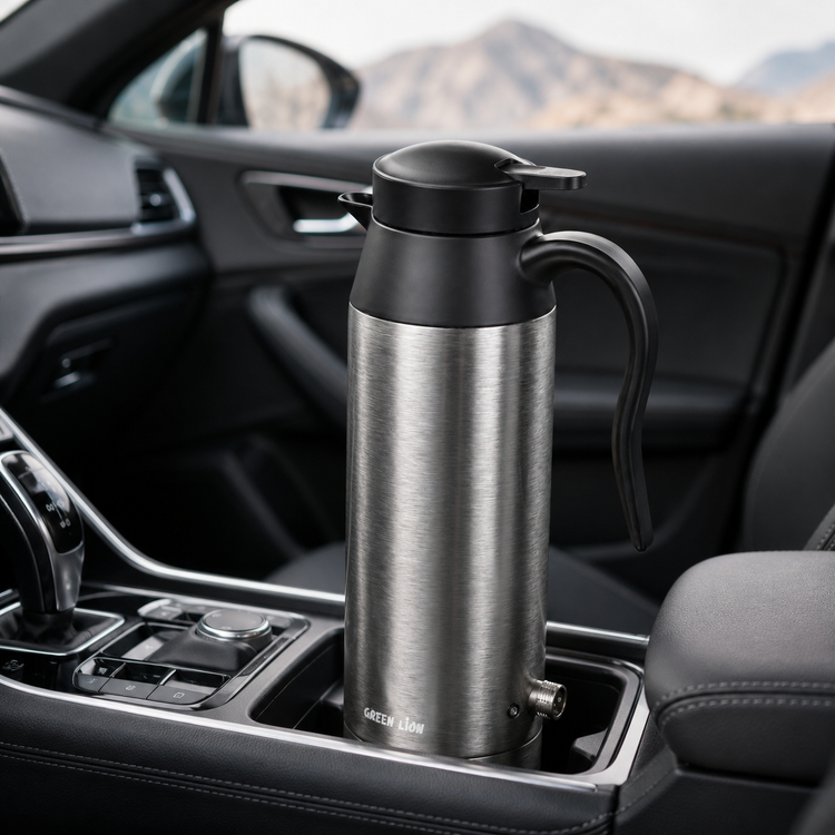 کتری برقی خودرو گرین لاین ۸۰۰ میلیلیتر مدل Green Lion Electric Car Kettle