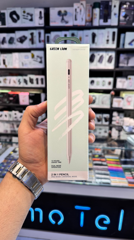 قلم لمسی هوشمند گرین لاین 2 در 1 مدل Green Lion 2 in 1 Pencil