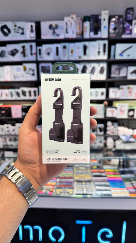 آویز پشت سری خودرو گرین لاین مدل Car Headrest Hook Organizer