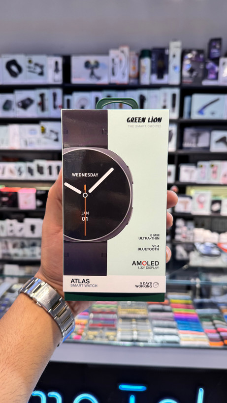 ساعت هوشمند گرین لاین مدل Atlas با نمایشگر AMOLED، مکالمه بلوتوثی و طراحی فوق باریک