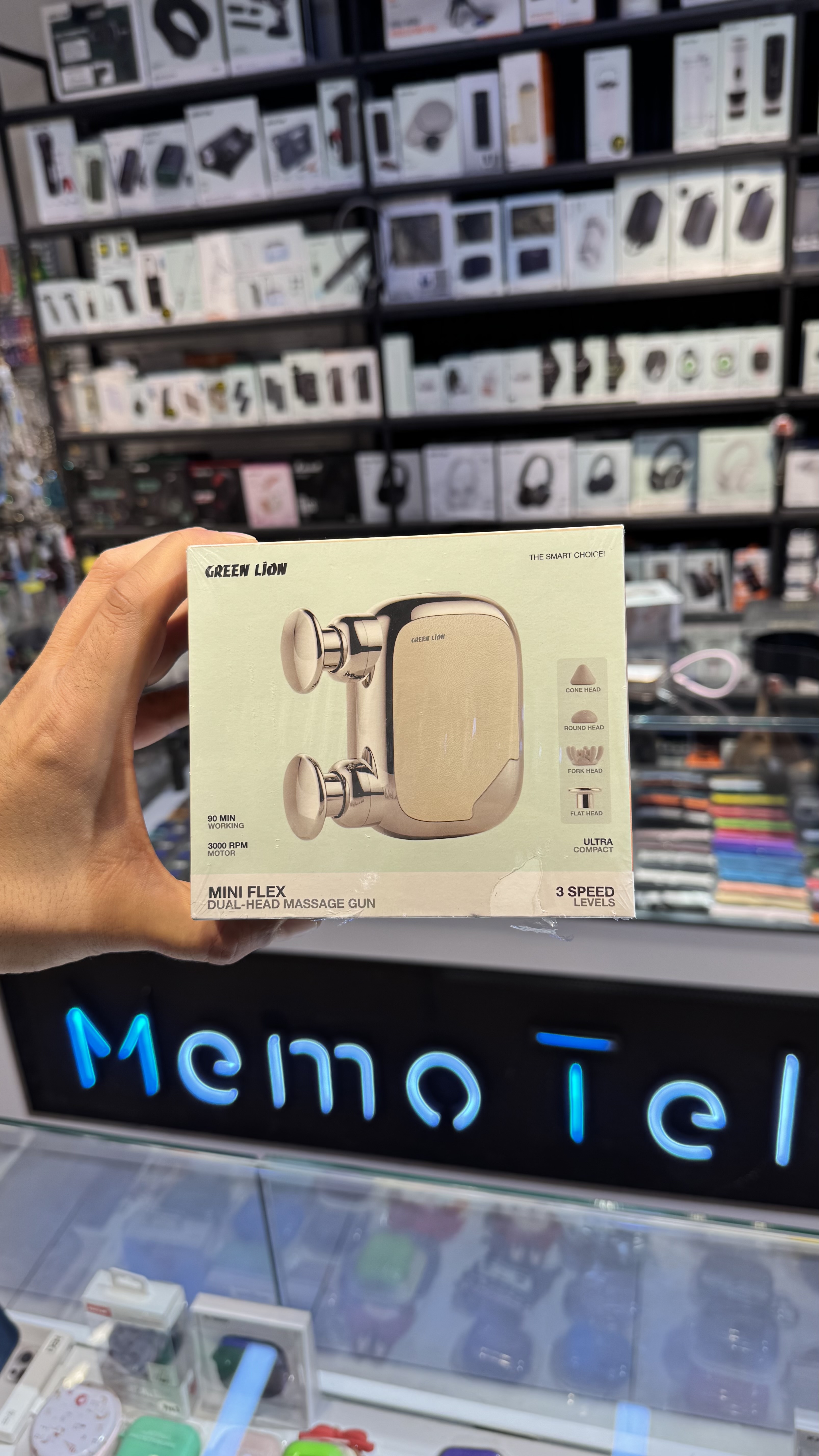 ماساژور تفنگی گرین لاین مدل Mini Flex دو سر