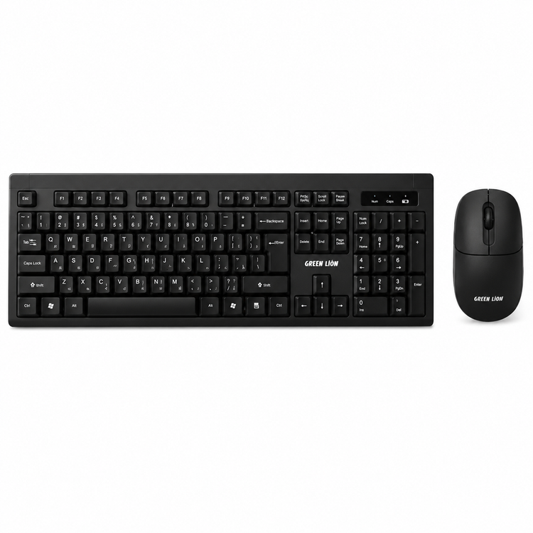 کیبورد و ماوس بی سیم گرین لاین مدل GKM-200