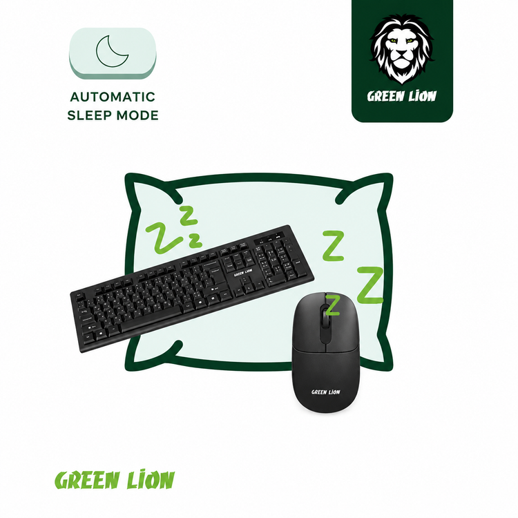 کیبورد و ماوس بی سیم گرین لاین مدل GKM-200