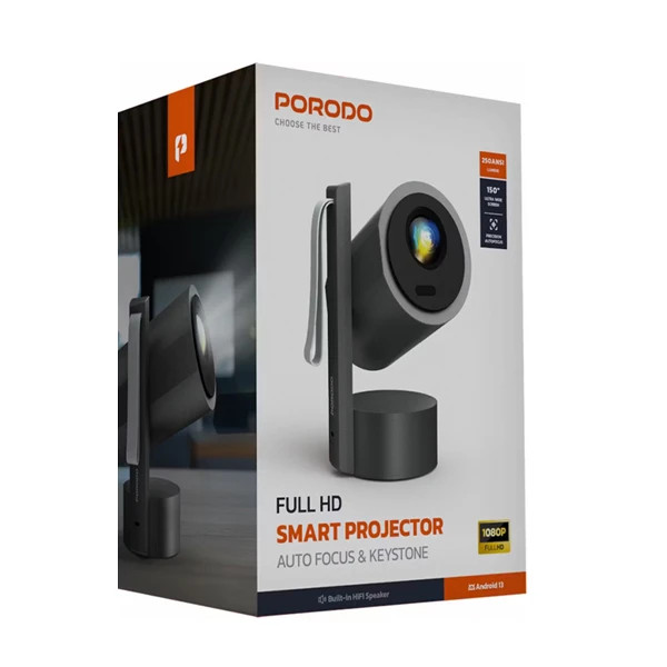 ویدیو پروژکتور پرودو مدل SMART PROJECTOR کیفیت FULL HD قابل حمل