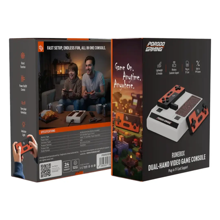 کنسول بازی ویدیویی دو دسته Porodo Gaming Runebox