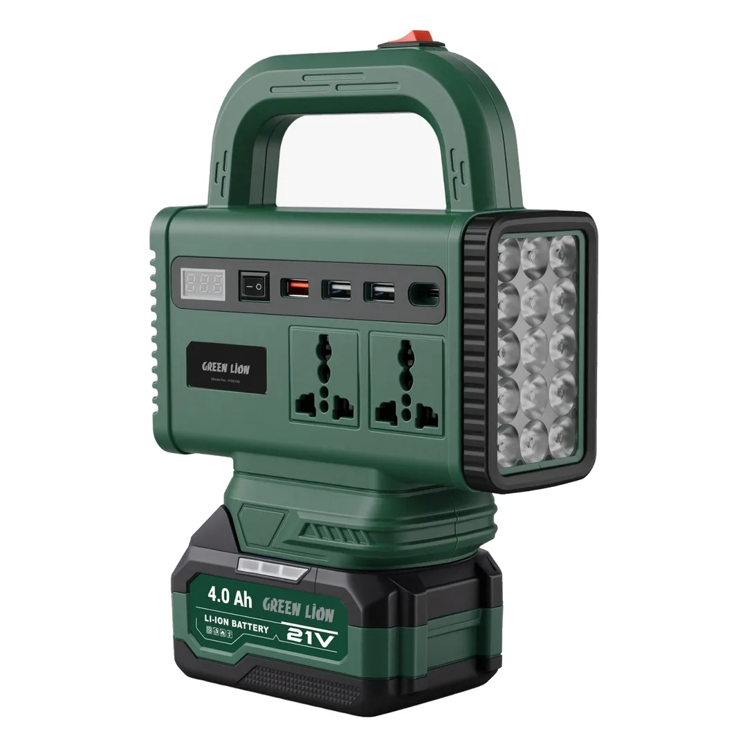 پاور استیشن گرین لاین Green Volt ظرفیت 4000 میلی‌آمپر ساعت | توان 150 واات