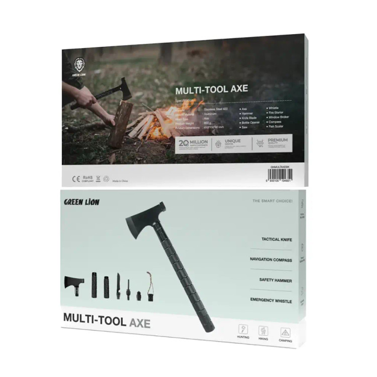 تبر چندکاره گرین لاین Green Lion Multi-Tool Axe مشکی