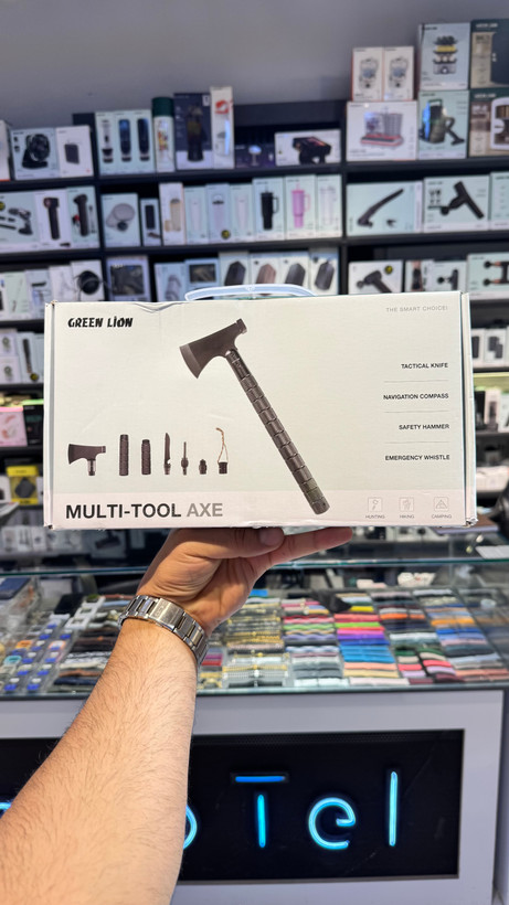 تبر چندکاره گرین لاین Green Lion Multi-Tool Axe مشکی