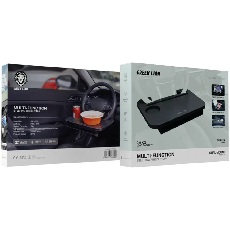 سینی و میز چند منظوره فرمان خودرو گرین لاین مدل GX-57