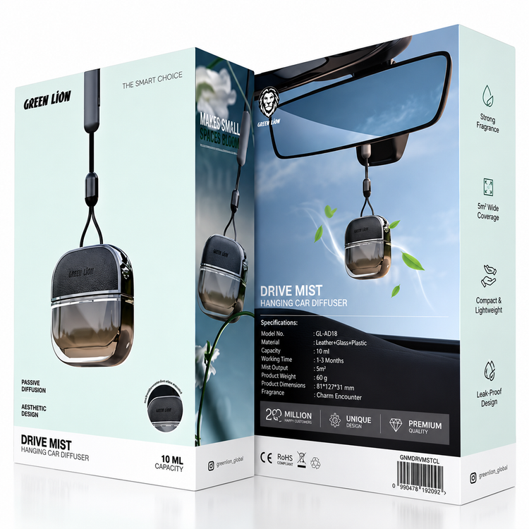 خوشبو کننده خودرو گرین لاین Green Lion Drive Mist Hanging Car Diffuser