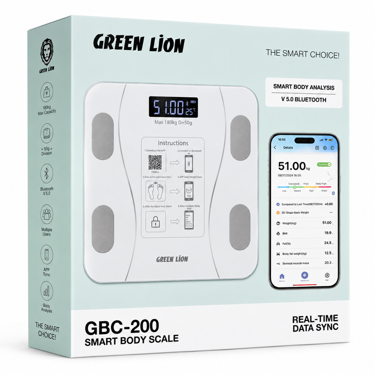 ترازو هوشمند گرین لاین GBC-200 مدل GWS-13