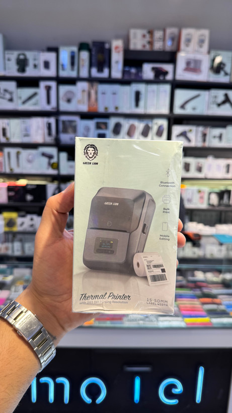 پرینتر لیبل زن حرارتی قابل حمل گرین لاین مدل Thermal Printer