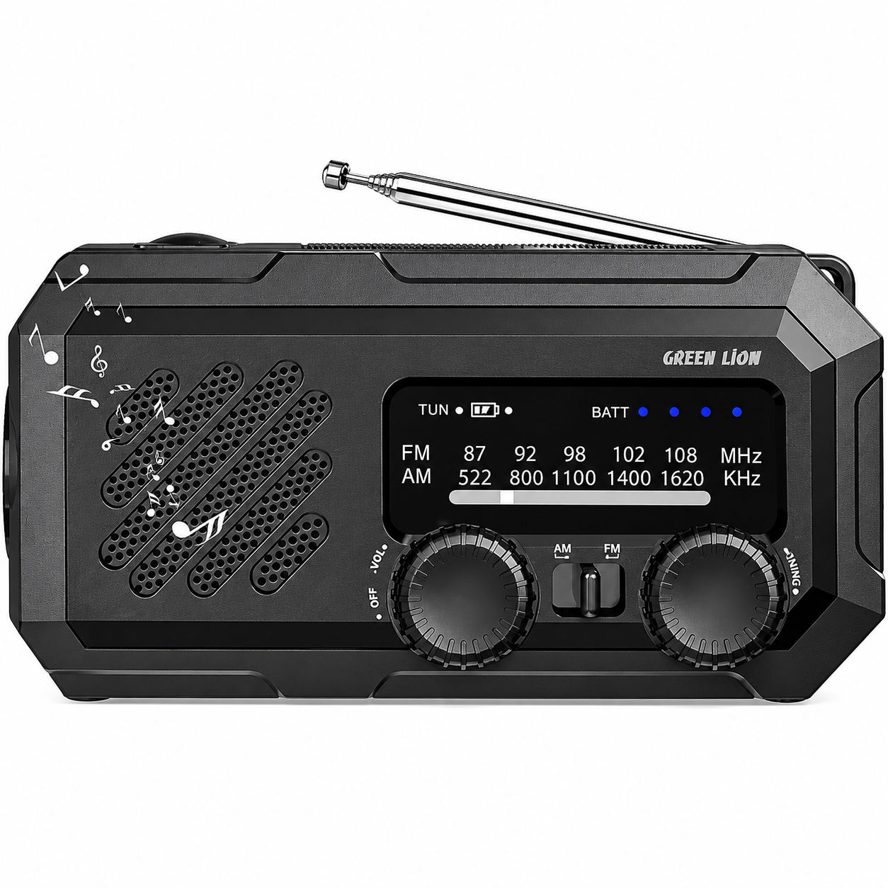 رادیو، پاوربانک و چراغ قوه گرین لاین G-Radio Lite با باتری 2000 میلی‌آمپر ساعت