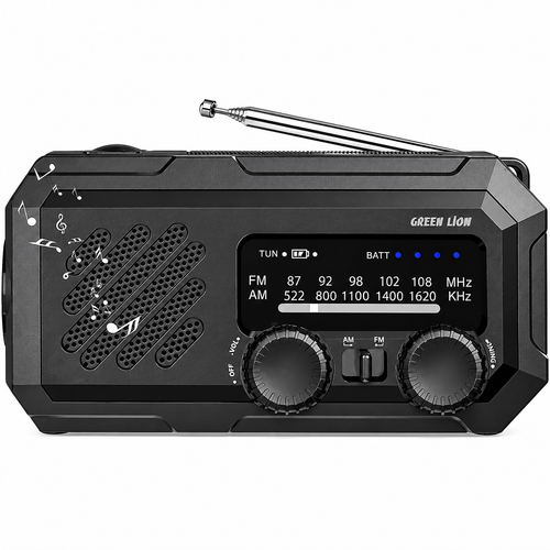 رادیو، پاوربانک و چراغ قوه گرین لاین G-Radio Lite با باتری 2000 میلیآمپر ساعت