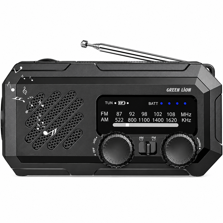 رادیو، پاوربانک و چراغ قوه گرین لاین G-Radio Lite با باتری 2000 میلیآمپر ساعت